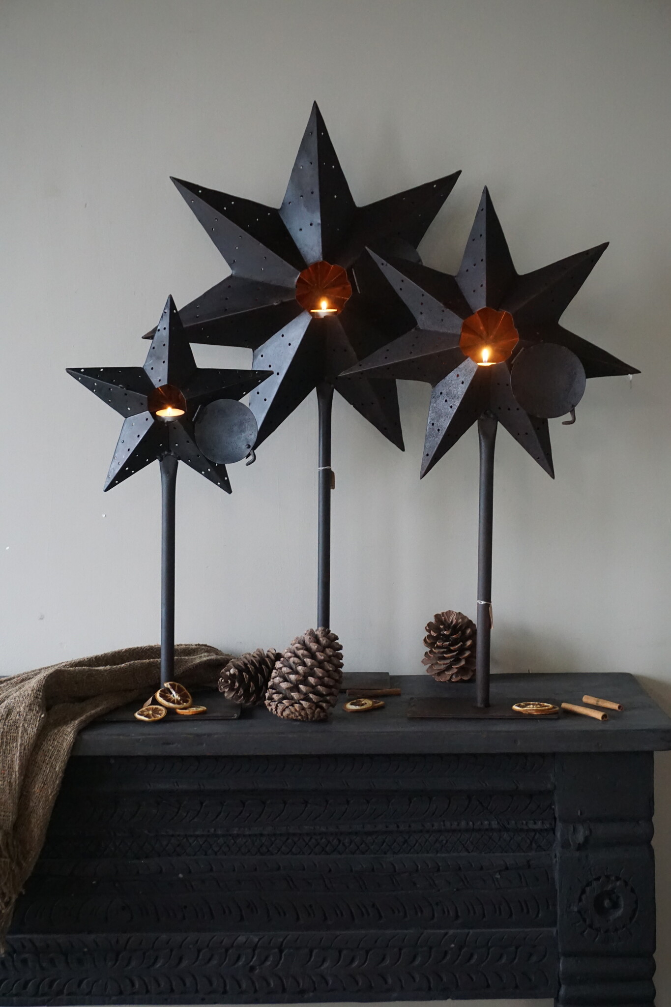 Rene Houtman Metalen Ster Op Voet | Small | 59 cm