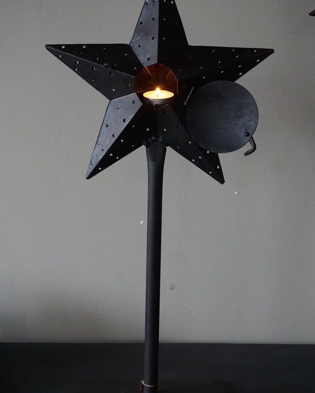 Rene Houtman Metalen Ster Op Voet | Small | 59 cm