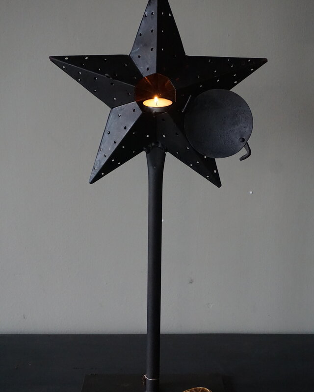 Rene Houtman Metalen Ster Op Voet | Small | 59 cm