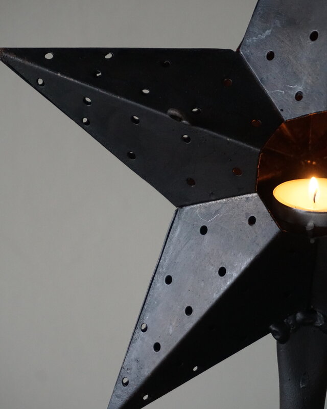 Rene Houtman Metalen Ster Op Voet | Small | 59 cm