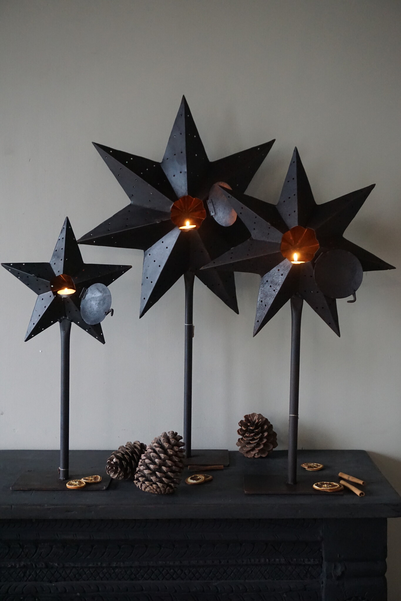 Rene Houtman Metalen Ster Op Voet | Medium | 72 cm