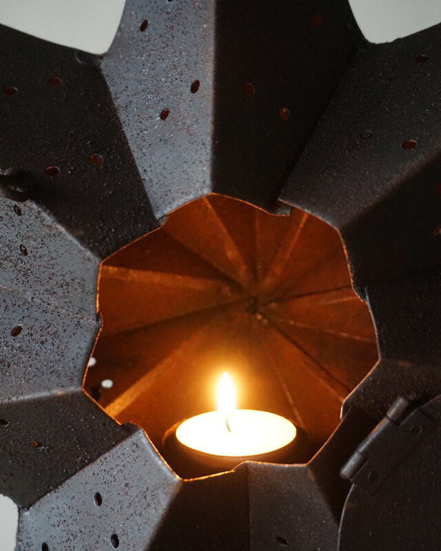 Rene Houtman Metalen Ster Op Voet | Medium | 72 cm