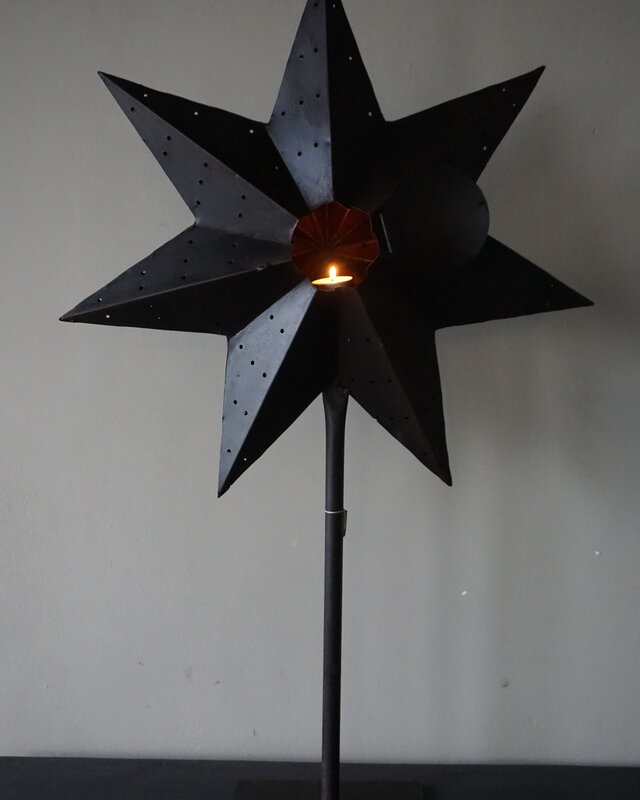 Rene Houtman Metalen Ster Op Voet | Large | 86 cm