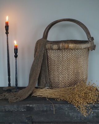 Rene Houtman Antieke Oosterse Plukmand Met Hengsel | H64 cm