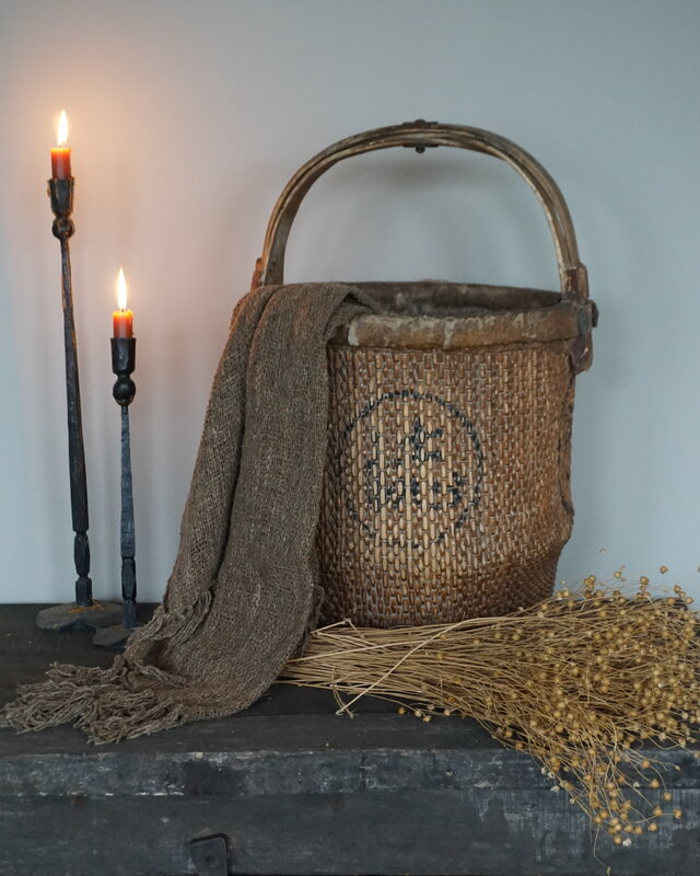 Rene Houtman Antieke Oosterse Plukmand Met Hengsel | H64xD40 cm