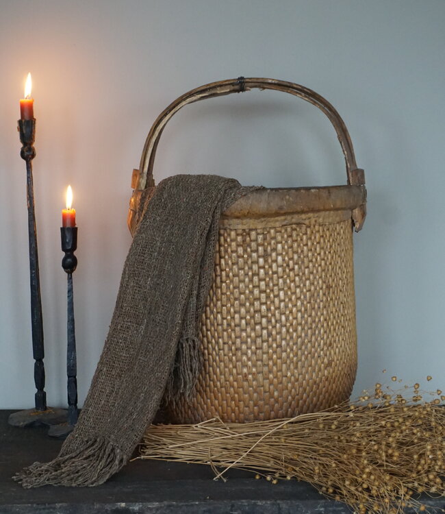 Rene Houtman Antieke Oosterse Plukmand Met Hengsel | H60xD40 cm