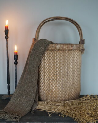 Rene Houtman Antieke Oosterse Plukmand Met Hengsel | H69 x D39 cm