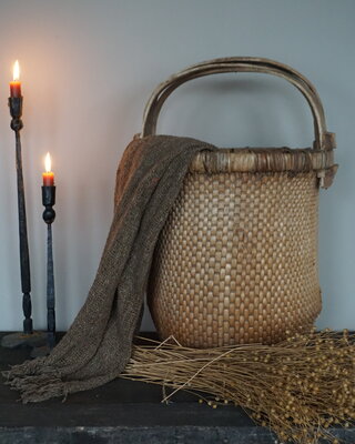 Rene Houtman Antieke Oosterse Plukmand Met Hengsel | H65xD41 cm