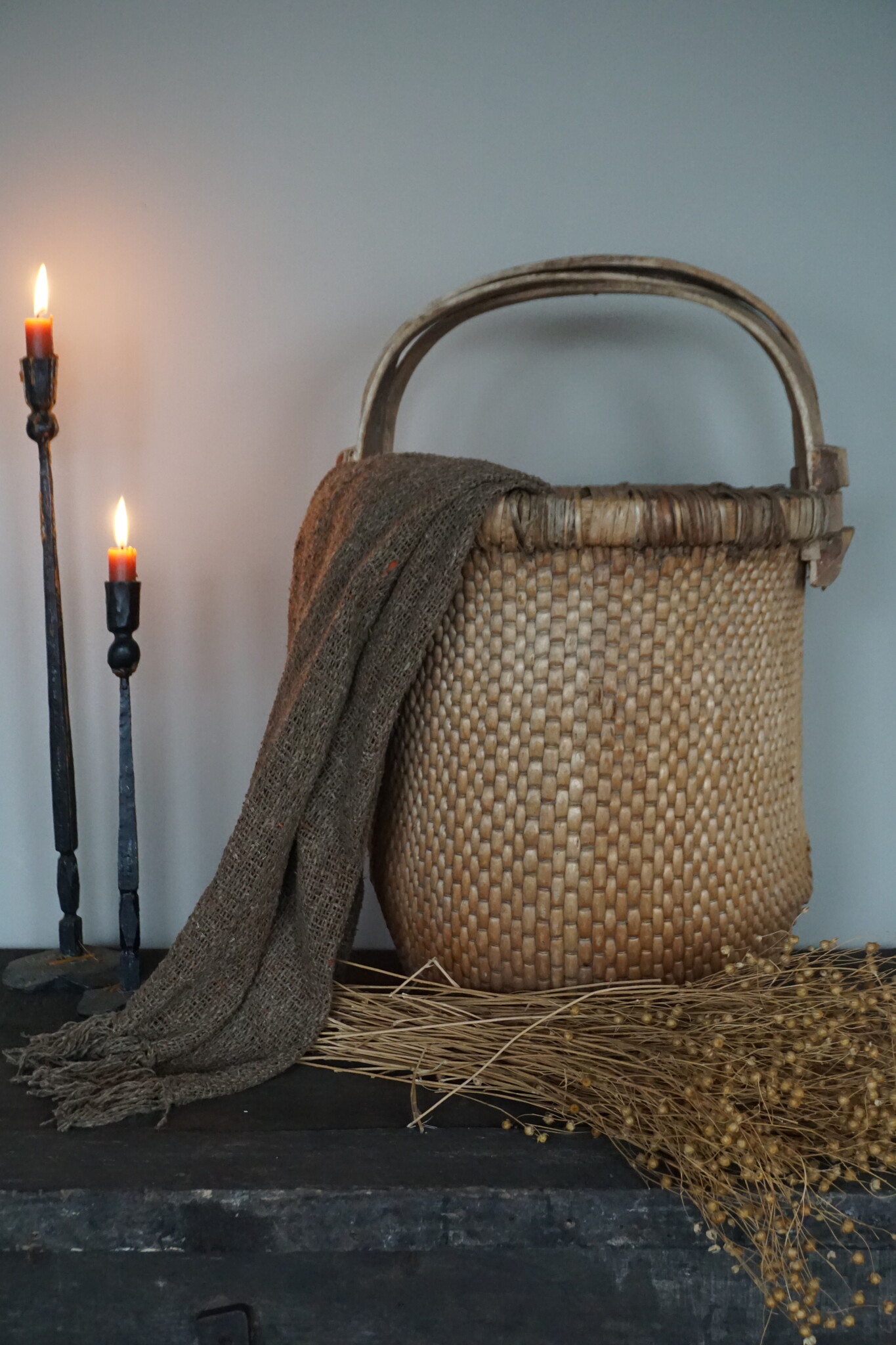 Rene Houtman Antieke Oosterse Plukmand Met Hengsel | H65xD41 cm