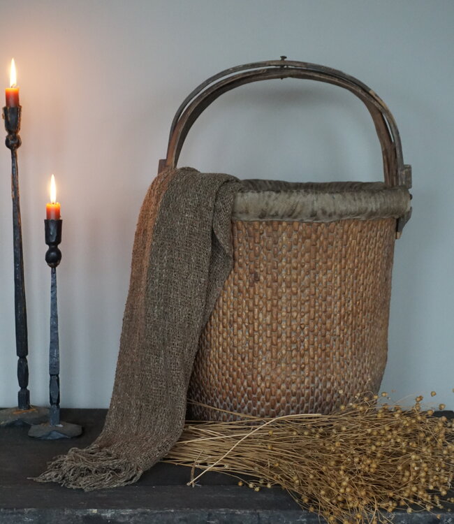 Rene Houtman Antieke Oosterse Plukmand Met Hengsel | H65xD40 cm