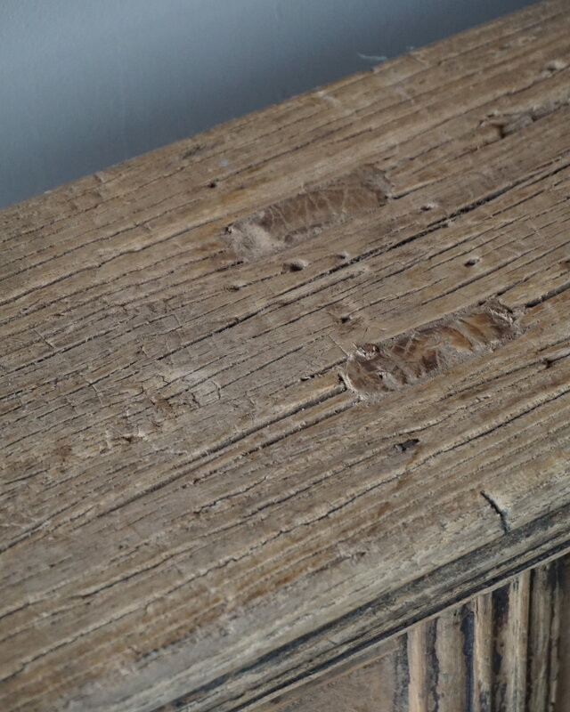 Rene Houtman Oud Houten Bankje | China | Krulpoten | B151 cm