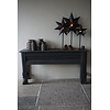 Oude Wandtafel | Houtsnijwerk | B152 cm | Zwart