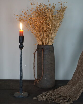 Aura Peeperkorn Nepalese Houten Pot | H29 x D12,5 cm