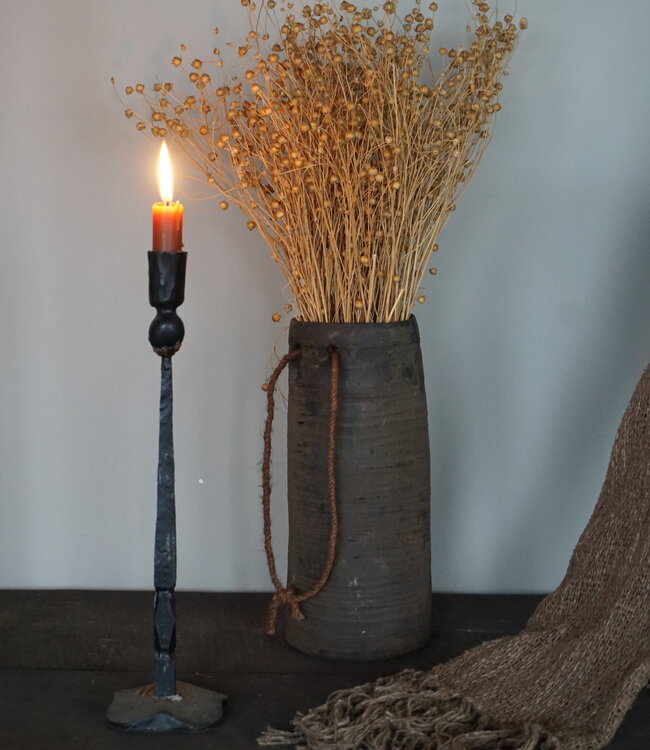 Aura Peeperkorn Nepalese Houten Pot | H29 x D12,5 cm