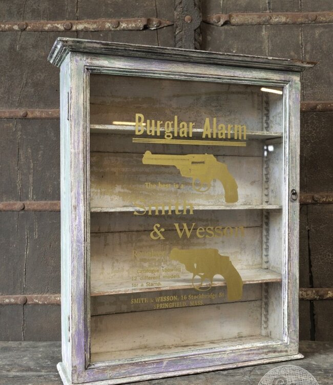 Be-Uniq Origineel Oud Vitrinekastje | India | H66xB56xD16 cm