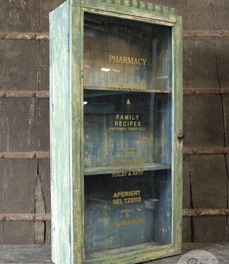 Be-Uniq Origineel Oud Vitrinekastje | India | H87xB42xD17 cm