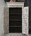Be-Uniq Unieke Oude Kast | Zilver | H193xB100xD45 cm