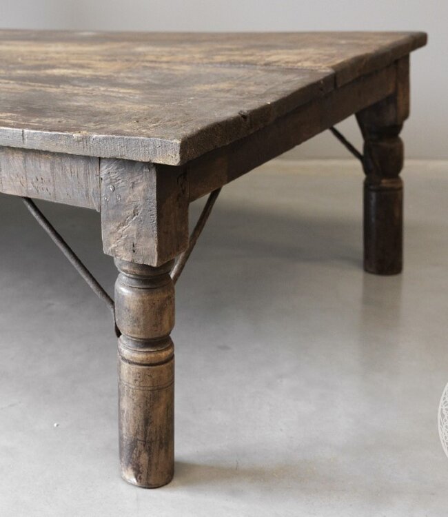Be-Uniq Oude Salontafel | India | H40 x B175 x D97 cm