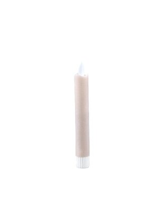 PTMD LED Dinerkaars Met Beweegbare Vlam Beige Set Van 2