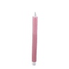 LED Dinerkaars Met Beweegbare Vlam Floral Roze Set Van 2