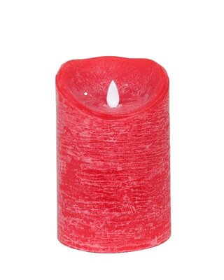 PTMD LED Lichtkaars Met Beweegbare Vlam Rood L