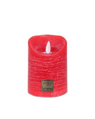 PTMD LED Lichtkaars Met Beweegbare Vlam Rood S