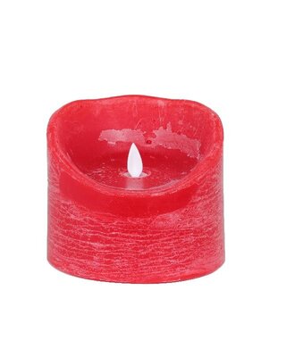 PTMD LED Lichtkaars Met Beweegbare Vlam Rood XL