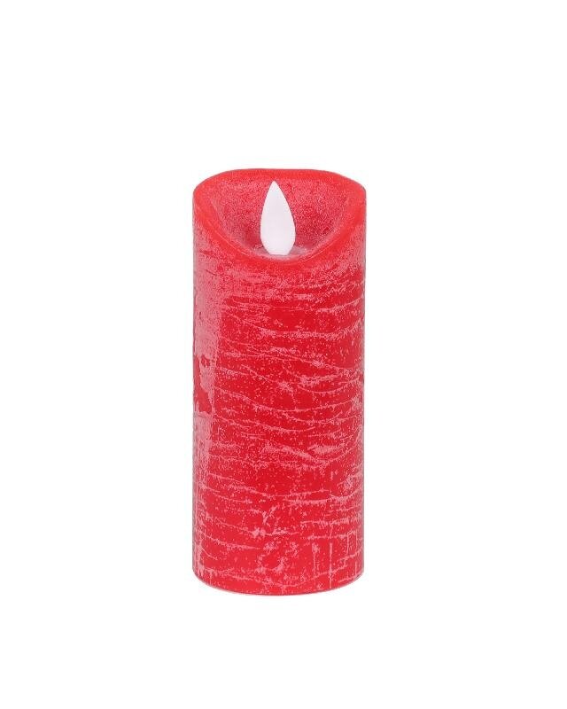 PTMD LED Lichtkaars Met Beweegbare Vlam Rood XS