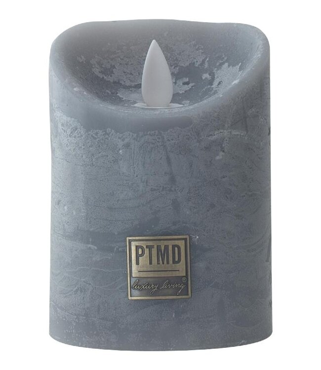 PTMD LED Lichtkaars Met Beweegbare Vlam Grijs L