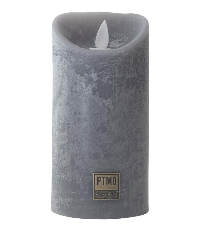 PTMD LED Lichtkaars Met Beweegbare Vlam Grijs M