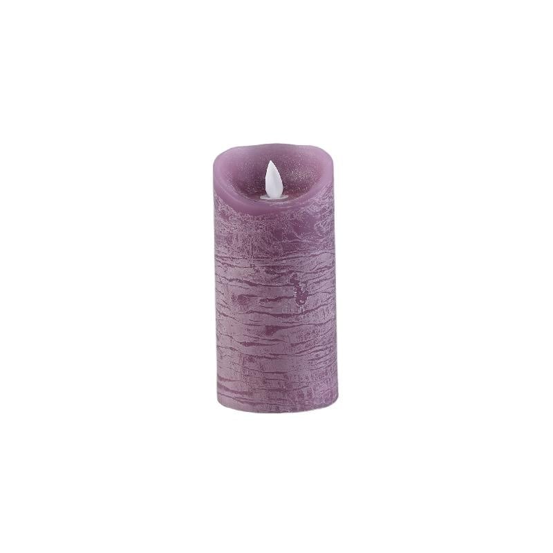 PTMD LED Lichtkaars Met Beweegbare Vlam Paars M