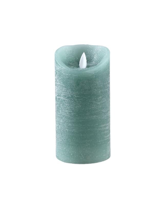 PTMD LED Lichtkaars Met Beweegbare Vlam Groen Blauw M