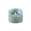 LED Lichtkaars Met Beweegbare Vlam Groen Blauw XL