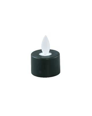 PTMD LED Theelicht Met Stilstaande Vlam Rustiek Groen 6 Stuks