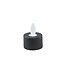 PTMD LED Theelicht Met Stilstaande Vlam Grijs 6 Stuks