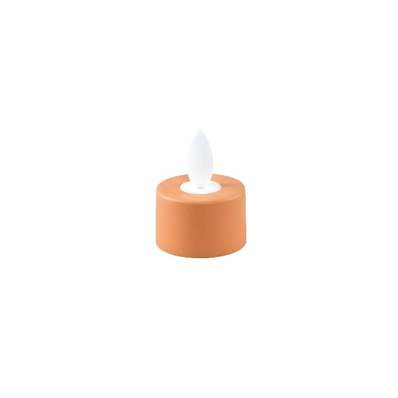 PTMD LED Theelicht Met Stilstaande Vlam Oranje 6 Stuks