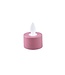 PTMD LED Theelicht Met Stilstaande Vlam Roze 6 Stuks