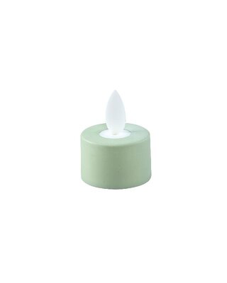PTMD LED Theelicht Met Stilstaande Vlam Salie 6 Stuks