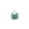 LED Theelicht Met Stilstaande Vlam Groen Blauw 6 Stuks
