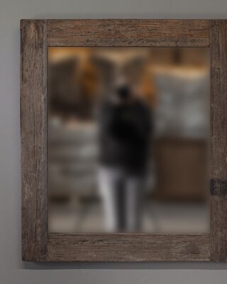 Be-Uniq Spiegel Sofia M 90x80x4 Cm | Rustiek Oud Hout
