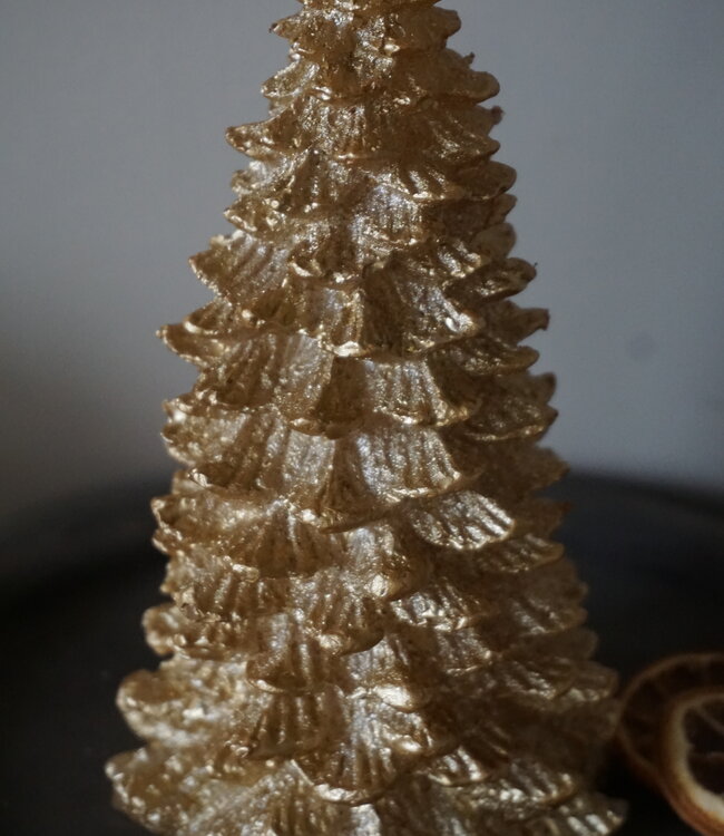 Brynxz Kaars Kerstboom Goud | H17 x D9