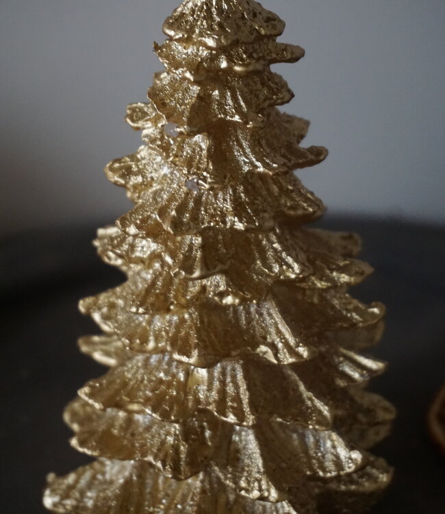 Brynxz Kaars Kerstboom Goud | H12 x D8