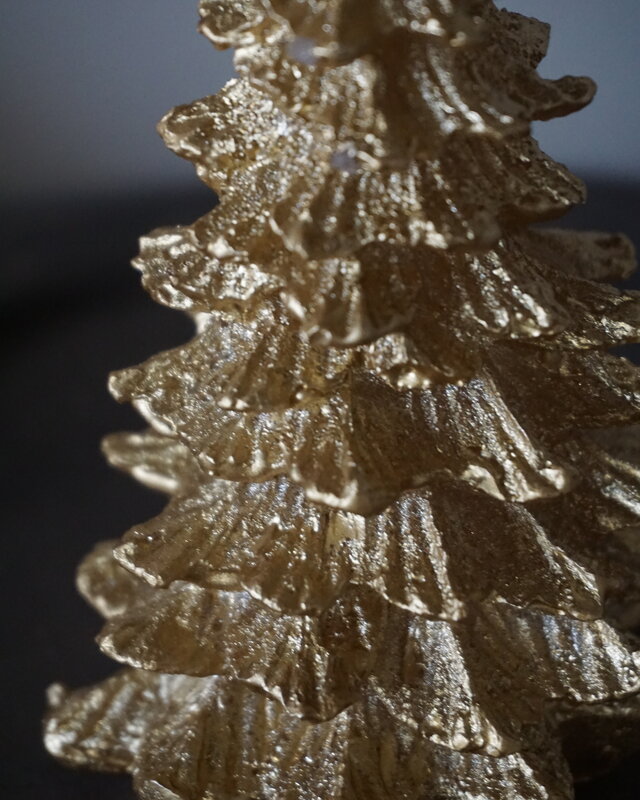 Brynxz Kaars Kerstboom Goud | H12 x D8