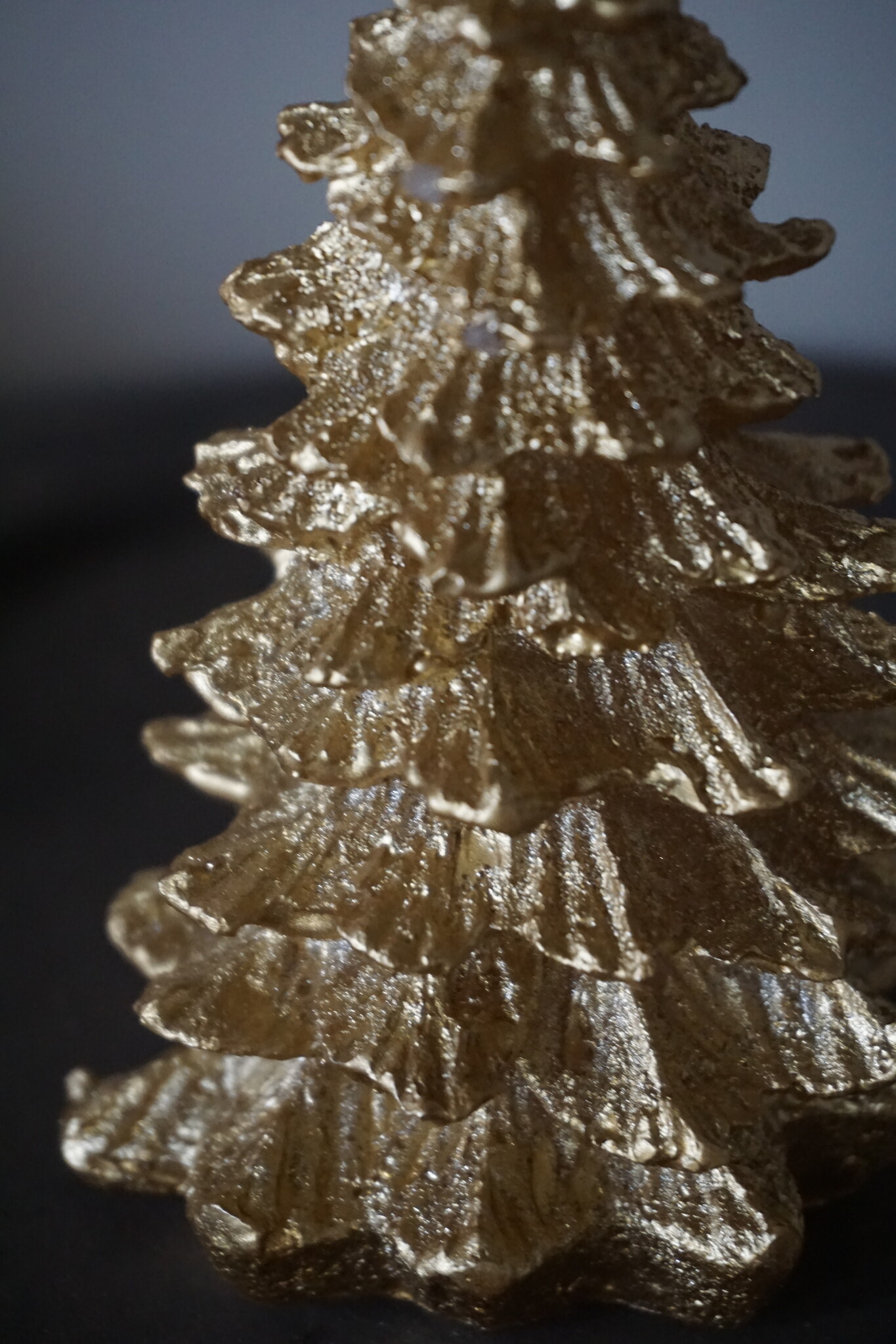 Brynxz Kaars Kerstboom Goud | H12 x D8