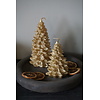 Kaars Kerstboom Goud | H12 x D8