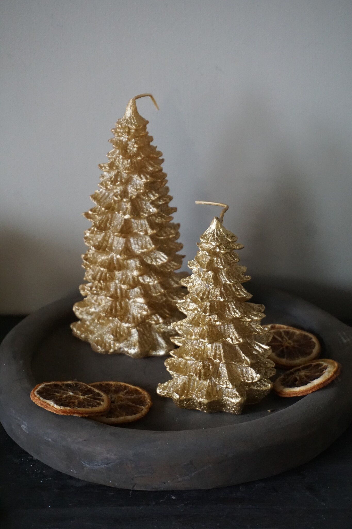 Brynxz Kaars Kerstboom Goud | H12 x D8