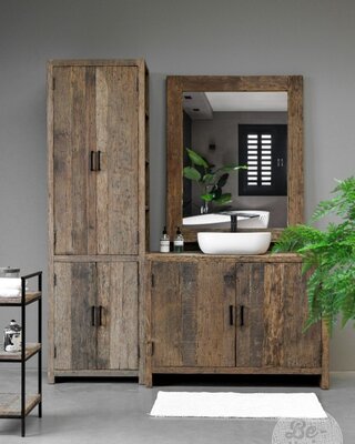 Be-Uniq Badkamerkast Open Vak Dinant 200x60x40 Cm