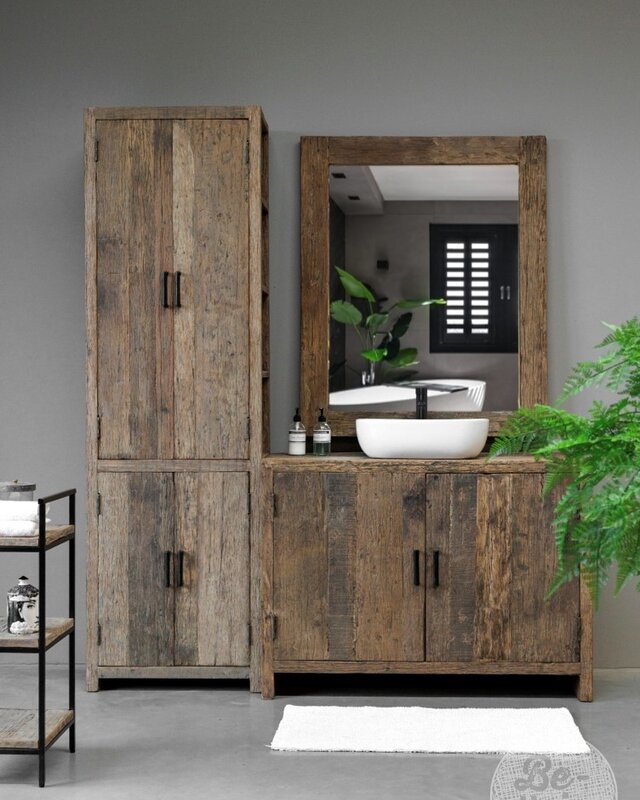 Be-Uniq Badkamerkast Open Vak Dinant 200x60x40 Cm