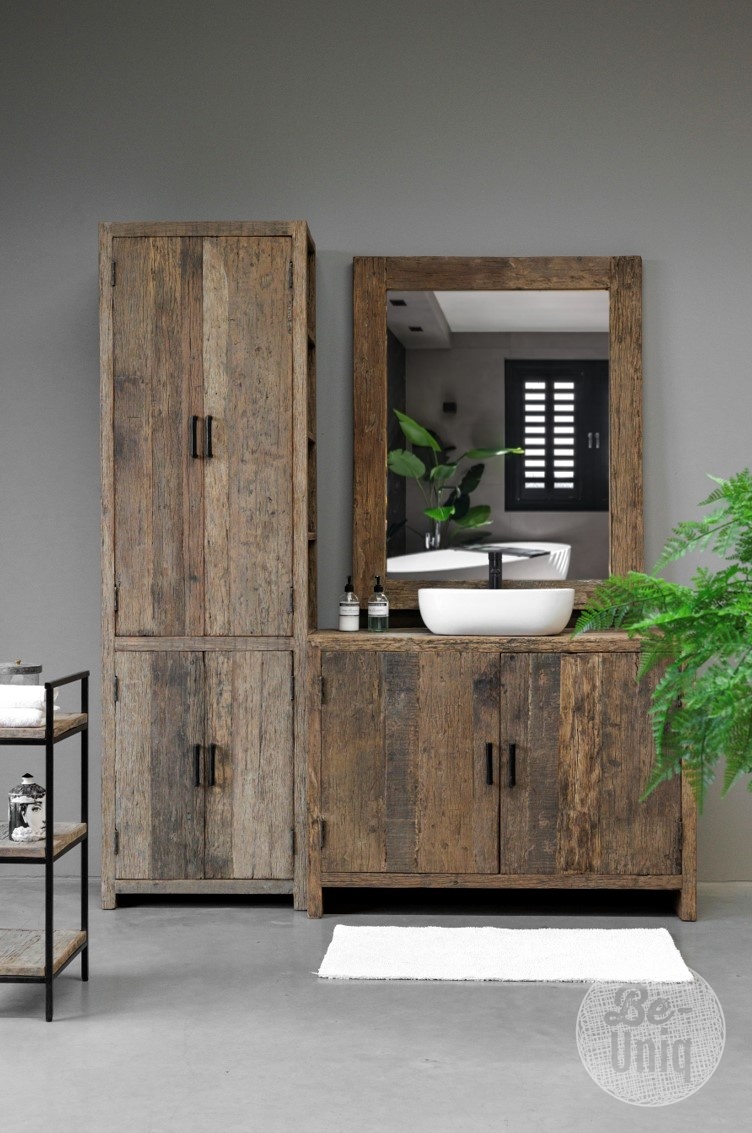 Be-Uniq Badkamerkast Open Vak Dinant 200x60x40 Cm