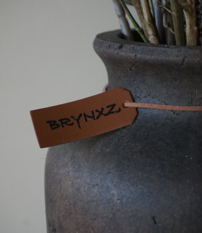 Brynxz Vaas Steen Majestic Brown | D20xH43 cm